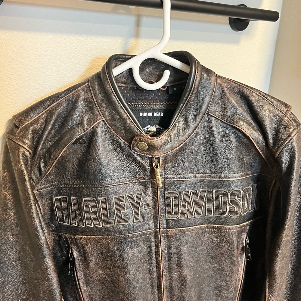 Harley-Davidson Brown Leather Jacket